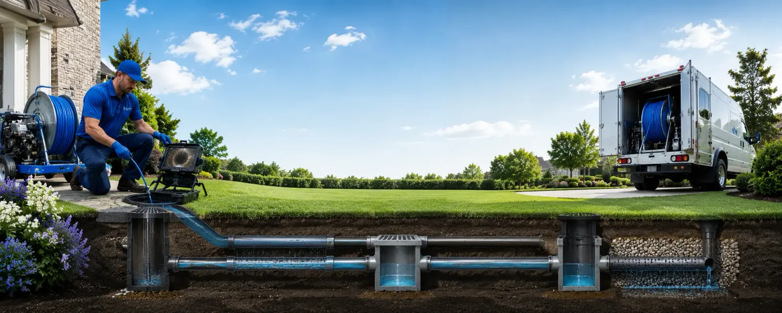 Outdoor drain cleaning information for Grimesland, NC
